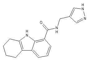 N-(1H-pyrazol-4-ylmethyl)-6,7,8,9-tetrahydro-5H-carbazole-1-carboxamide