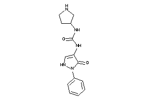 1-(5-keto-1-phenyl-3-pyrazolin-4-yl)-3-pyrrolidin-3-yl-urea
