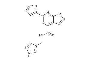 6-(2-furyl)-N-(1H-pyrazol-4-ylmethyl)isoxazolo[5,4-b]pyridine-4-carboxamide