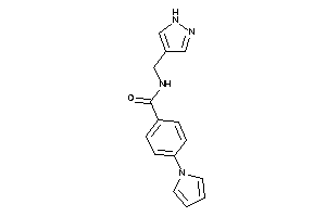 N-(1H-pyrazol-4-ylmethyl)-4-pyrrol-1-yl-benzamide