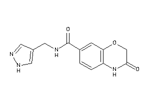 3-keto-N-(1H-pyrazol-4-ylmethyl)-4H-1,4-benzoxazine-7-carboxamide