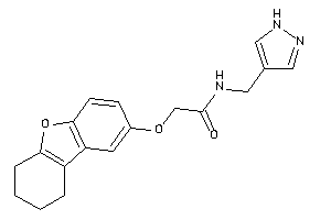 N-(1H-pyrazol-4-ylmethyl)-2-(6,7,8,9-tetrahydrodibenzofuran-2-yloxy)acetamide