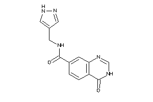 4-keto-N-(1H-pyrazol-4-ylmethyl)-3H-quinazoline-7-carboxamide