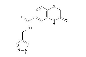 3-keto-N-(1H-pyrazol-4-ylmethyl)-4H-1,4-benzothiazine-6-carboxamide