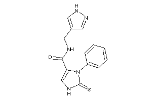 3-phenyl-N-(1H-pyrazol-4-ylmethyl)-2-thioxo-4-imidazoline-4-carboxamide