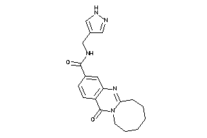 13-keto-N-(1H-pyrazol-4-ylmethyl)-6,7,8,9,10,11-hexahydroazocino[2,1-b]quinazoline-3-carboxamide