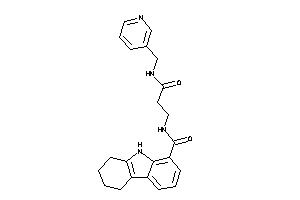 N-[3-keto-3-(3-pyridylmethylamino)propyl]-6,7,8,9-tetrahydro-5H-carbazole-1-carboxamide