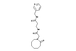 Image of 3-[[2-(2-ketoazocan-1-yl)acetyl]amino]-N-(3-pyridylmethyl)propionamide