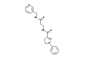 N-[3-keto-3-(3-pyridylmethylamino)propyl]-1-phenyl-2-pyrazoline-3-carboxamide