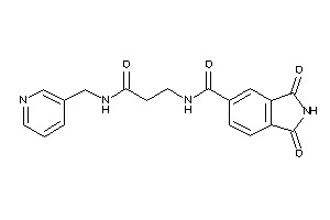 1,3-diketo-N-[3-keto-3-(3-pyridylmethylamino)propyl]isoindoline-5-carboxamide