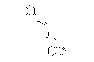 N-[3-keto-3-(3-pyridylmethylamino)propyl]-1H-pyrazolo[3,4-b]pyridine-4-carboxamide