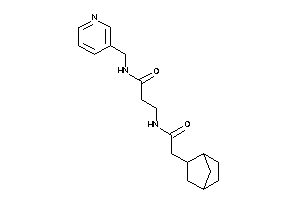 3-[[2-(2-norbornyl)acetyl]amino]-N-(3-pyridylmethyl)propionamide