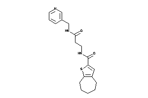 N-[3-keto-3-(3-pyridylmethylamino)propyl]-5,6,7,8-tetrahydro-4H-cyclohepta[b]thiophene-2-carboxamide