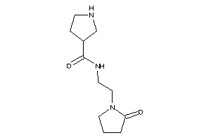 N-[2-(2-ketopyrrolidino)ethyl]pyrrolidine-3-carboxamide