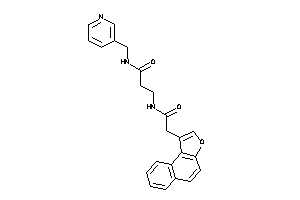 3-[(2-benzo[e]benzofuran-1-ylacetyl)amino]-N-(3-pyridylmethyl)propionamide