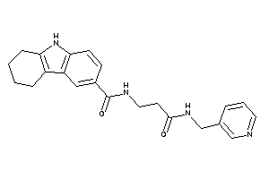 N-[3-keto-3-(3-pyridylmethylamino)propyl]-6,7,8,9-tetrahydro-5H-carbazole-3-carboxamide