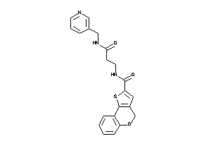 Image of N-[3-keto-3-(3-pyridylmethylamino)propyl]-4H-thieno[3,2-c]chromene-2-carboxamide