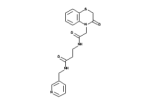 3-[[2-(3-keto-1,4-benzothiazin-4-yl)acetyl]amino]-N-(3-pyridylmethyl)propionamide