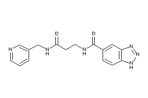 N-[3-keto-3-(3-pyridylmethylamino)propyl]-1H-benzotriazole-5-carboxamide