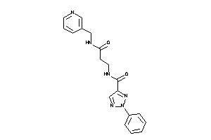 N-[3-keto-3-(3-pyridylmethylamino)propyl]-2-phenyl-triazole-4-carboxamide