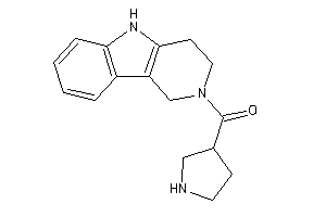 Pyrrolidin-3-yl(1,3,4,5-tetrahydropyrido[4,3-b]indol-2-yl)methanone