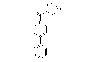 (4-phenyl-3,6-dihydro-2H-pyridin-1-yl)-pyrrolidin-3-yl-methanone