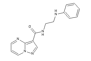 N-(2-anilinoethyl)pyrazolo[1,5-a]pyrimidine-3-carboxamide