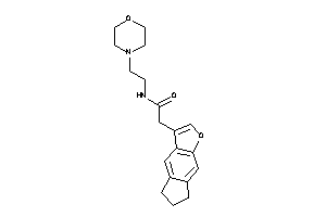 2-(6,7-dihydro-5H-cyclopenta[f]benzofuran-3-yl)-N-(2-morpholinoethyl)acetamide