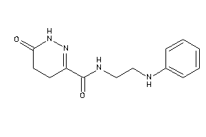 N-(2-anilinoethyl)-6-keto-4,5-dihydro-1H-pyridazine-3-carboxamide