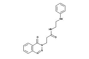 N-(2-anilinoethyl)-3-(4-keto-1,2,3-benzotriazin-3-yl)propionamide