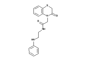 N-(2-anilinoethyl)-2-(3-keto-1,4-benzothiazin-4-yl)acetamide