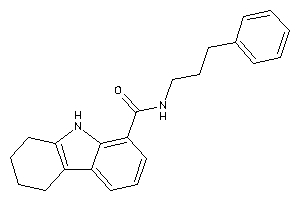 N-(3-phenylpropyl)-6,7,8,9-tetrahydro-5H-carbazole-1-carboxamide