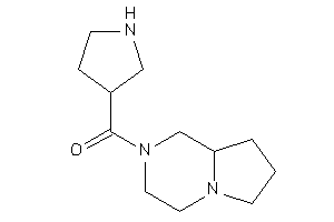 3,4,6,7,8,8a-hexahydro-1H-pyrrolo[1,2-a]pyrazin-2-yl(pyrrolidin-3-yl)methanone