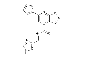 6-(2-furyl)-N-(1H-1,2,4-triazol-3-ylmethyl)isoxazolo[5,4-b]pyridine-4-carboxamide