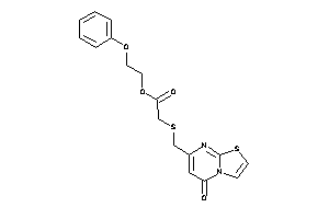 Image of 2-[(5-ketothiazolo[3,2-a]pyrimidin-7-yl)methylthio]acetic Acid 2-phenoxyethyl Ester