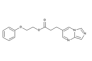 Image of 3-imidazo[1,5-a]pyrimidin-3-ylpropionic Acid 2-phenoxyethyl Ester