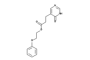 3-(6-keto-1H-pyrimidin-5-yl)propionic Acid 2-phenoxyethyl Ester