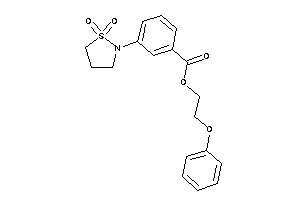 3-(1,1-diketo-1,2-thiazolidin-2-yl)benzoic Acid 2-phenoxyethyl Ester