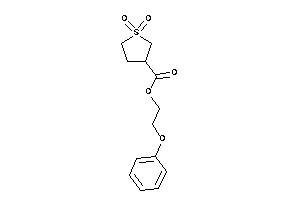 1,1-diketothiolane-3-carboxylic Acid 2-phenoxyethyl Ester