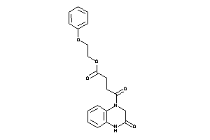 4-keto-4-(3-keto-2,4-dihydroquinoxalin-1-yl)butyric Acid 2-phenoxyethyl Ester