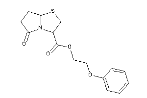 5-keto-3,6,7,7a-tetrahydro-2H-pyrrolo[2,1-b]thiazole-3-carboxylic Acid 2-phenoxyethyl Ester