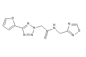 2-[5-(2-furyl)tetrazol-2-yl]-N-(1,2,4-oxadiazol-3-ylmethyl)acetamide