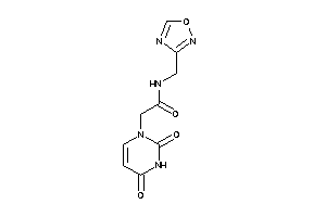 2-(2,4-diketopyrimidin-1-yl)-N-(1,2,4-oxadiazol-3-ylmethyl)acetamide