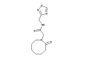 2-(2-ketoazocan-1-yl)-N-(1,2,4-oxadiazol-3-ylmethyl)acetamide