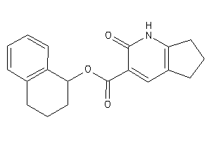 Image of 2-keto-1,5,6,7-tetrahydro-1-pyrindine-3-carboxylic Acid Tetralin-1-yl Ester