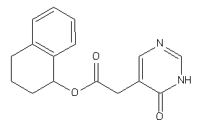 2-(6-keto-1H-pyrimidin-5-yl)acetic Acid Tetralin-1-yl Ester