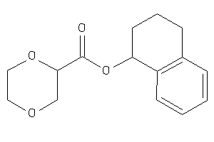 Image of 1,4-dioxane-2-carboxylic Acid Tetralin-1-yl Ester