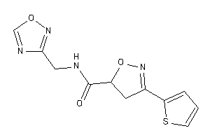 N-(1,2,4-oxadiazol-3-ylmethyl)-3-(2-thienyl)-2-isoxazoline-5-carboxamide