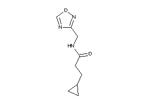 3-cyclopropyl-N-(1,2,4-oxadiazol-3-ylmethyl)propionamide