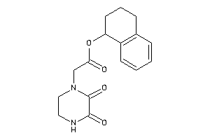 Image of 2-(2,3-diketopiperazino)acetic Acid Tetralin-1-yl Ester